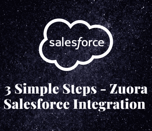 3-Simple Steps Zuora Salesforce Integration