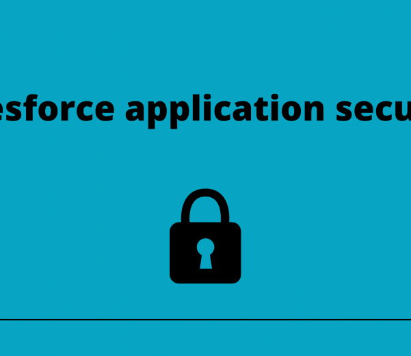 Salesforce application security
