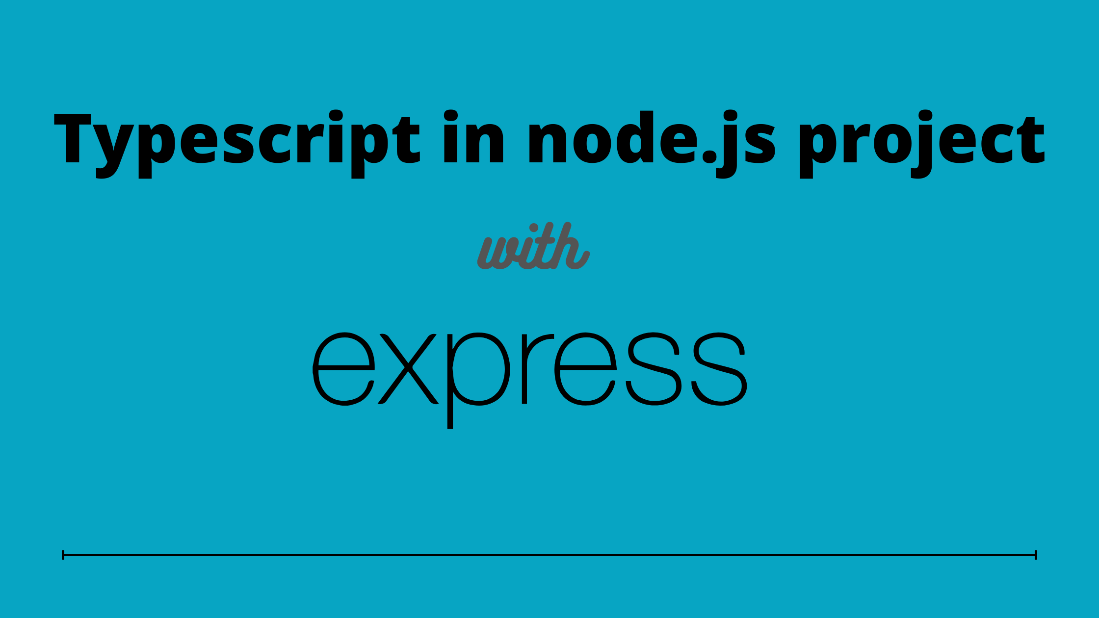 Typescript in node.js project