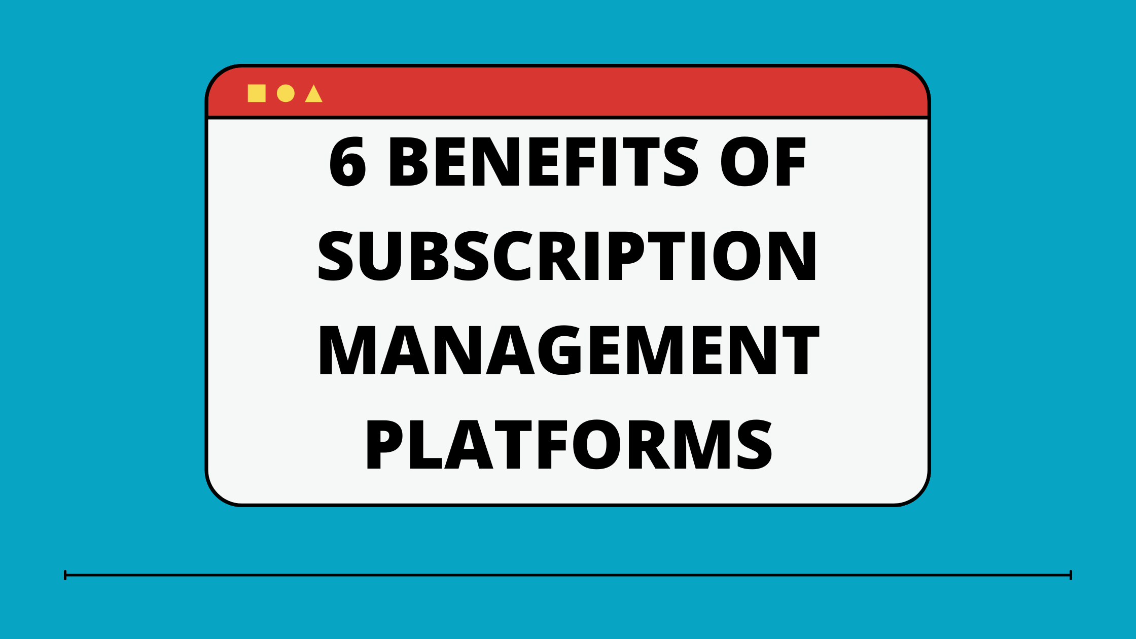 Subscription management platform